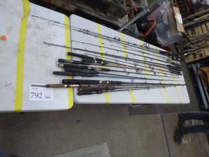lot 792 image: Lot of (20) Fishing Rods