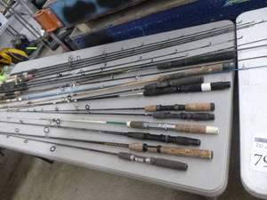 lot 790 image: Lot of (20) Fishing Rods