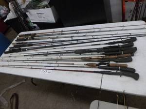 lot 793 image: Lot of (20) Fishing Rods