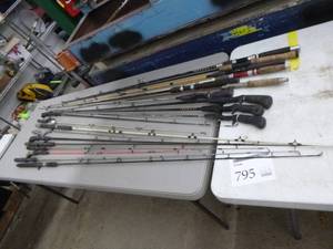 lot 795 image: Lot of (20) Fishing Rods