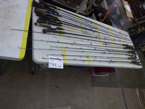 lot 794 image: Lot of (20) Fishing Rods