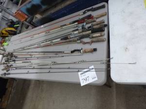 lot 797 image: Lot of (20) Fishing Rods
