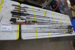 lot 568 image: Lot of (20) Fishing Rods