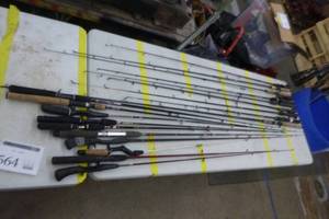 lot 564 image: Lot of (20) Fishing Rods
