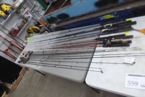 lot 559 image: Lot of (20) Fishing Rods