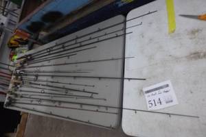lot 514 image: Lot of (40) Fishing Rods (for repair)