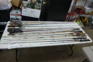 lot 545 image: Lot of (20) Fishing Rods