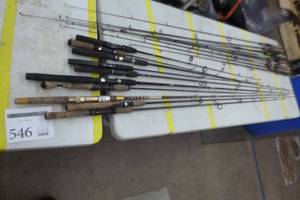 lot 546 image: Lot of (20) Fishing Rods
