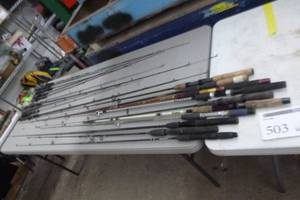 lot 503 image: Lot of (20) Fishing Rods