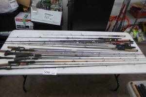 lot 506 image: Lot of (20) Fishing Rods