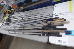 lot 788 image: Lot of (20) Fishing Rods