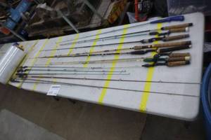 lot 69 image: Lot of (15) Vintage Fishing Rods