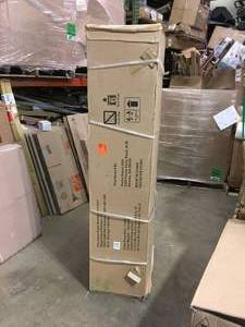 Husky Ready-to-Assemble 24-Gauge Steel Freestanding Garage Cabinet in Black (48 in. W x 72 in. H x 18 in. D) not used see pictures