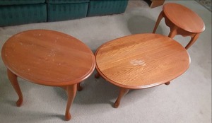 lot 6 image: (2) SideEnd Tables(25 X 21 X 22...