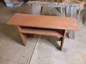 lot 49 image: Saw Horse and Vintage Bench (42 X ...