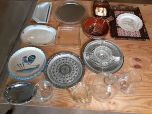 lot 59 image: Large Lot of Glassware and Serving ...