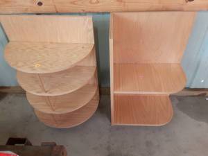 lot 75 image: (2) Wood Stands (22 X 12 X 35) (...