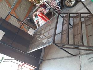 lot 98 image: Metal Stair Section Right Hand Rail...