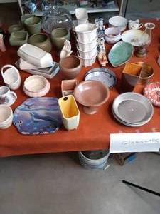 lot 109 image: Red Wing & Floraline Pottery Lot, I...