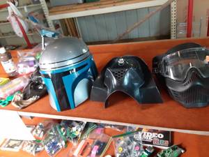 lot 126 image: (2) Star Wars Mask, and Paint Mask,...
