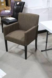 Living Room Arm Chair Brown 25Wx22Dx34H