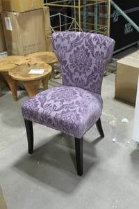 Dining Chair Purple 22Wx20Dx37H