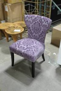Dining Chair Purple 22Wx20Dx37H