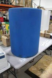 Plastic Patio Bar Table Blue 42Hx30D