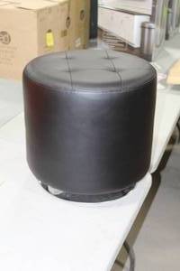 Ottoman Black 17Hx18D