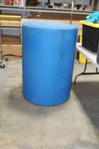 Kul Designs Plastic Patio Bar Table Blue 42Hx30D
