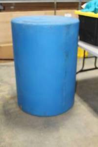 Kul Designs Plastic Patio Bar Table Blue 42Hx30D
