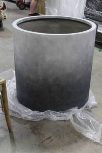 Ombre Concrete Planter Indigo 28Hx28D