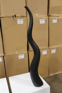 Tusk Vase Black 51Hx7D