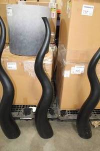 Tusk Vase Black 62Hx9D