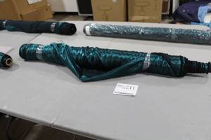 Lot of (1) Roll of Fabric Teal Shimmer 57W