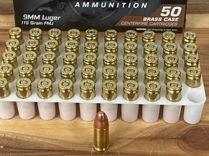(50) Rounds 9mm-Luger