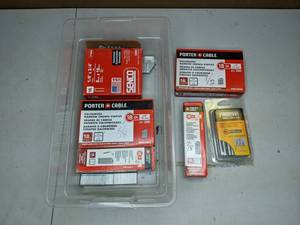lot 46 image: Lot of Galvanized Narrow Crown Staples