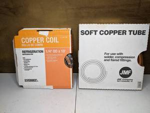 lot 299 image: Soft Copper Tube & Copper Coil - New in Box