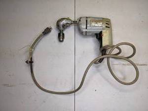 lot 38 image: Vintage Black & Decker Drill with Angle Driver Attachment