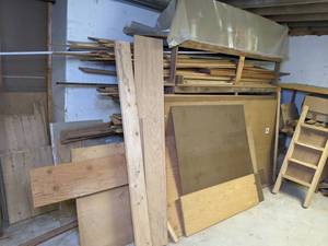 lot 49 image: Large Stash of Lumber and Scrap Wood