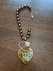 lot 107 image: Carollee Necklace with Heart Charm
