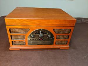 lot 238 image: Crosley Rochester 5-in-1 Entertainment Center