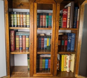 lot 240 image: Contents of Cabinet Books (Many Vintage)