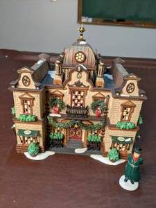 lot 220 image: Dept. 56 Dickens Village Series The Slone Hotel Lighted Building