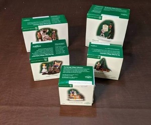 lot 222 image: (5) Dept. 56 Accessories with Boxes