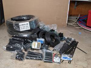 lot 313 image: Irrigation Supplies & Coaxial Wood Staples