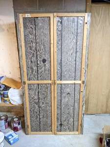 lot 362 image: Rustic Handmade Wardrobe