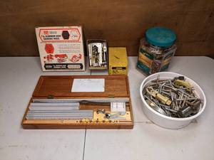 lot 363 image: Grinding Wheel, Lettering Guide Kit, Hardware, Dowel Jig