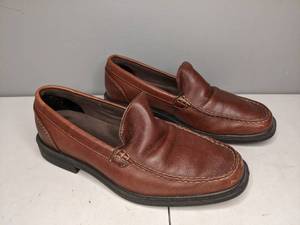 lot 377 image: Rockport Leather Loafers Mens 8.5