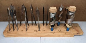lot 283 image: Auger and Spade Drill Bits